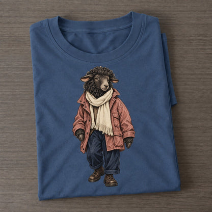 Black Sheep Wardrobe Portrait Wild Wardrobe Portraits Classic T-shirt – Twilight Navy
