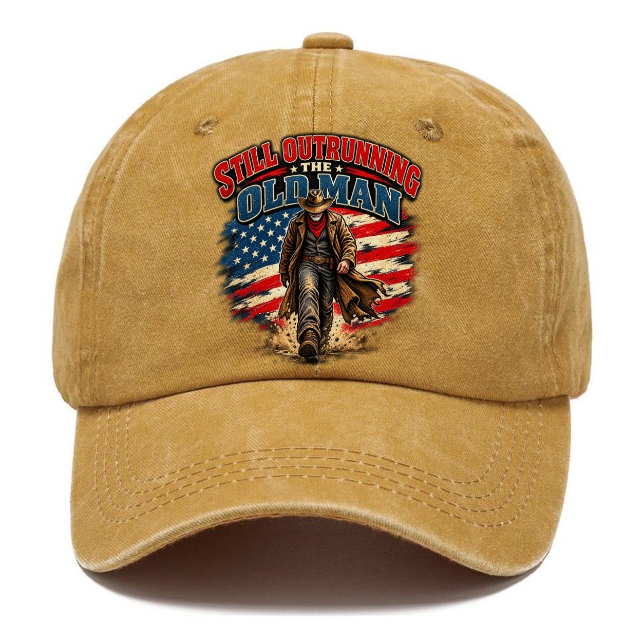 Still Outrunning The Old Man Old Man Strong Classic Cap – Golden Harvest