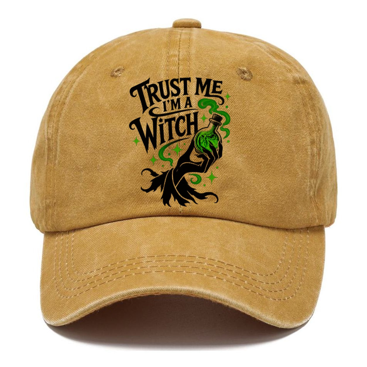 Trust Me I Am A Witch Slogan Witch Magic Classic Cap – Golden Harvest