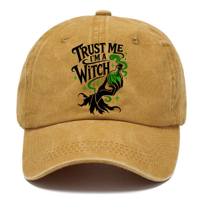 Trust Me I Am A Witch Slogan Witch Magic Classic Cap – Golden Harvest