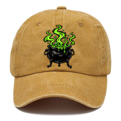 Bubbling Cauldron Witch Magic Classic Cap – Golden Harvest