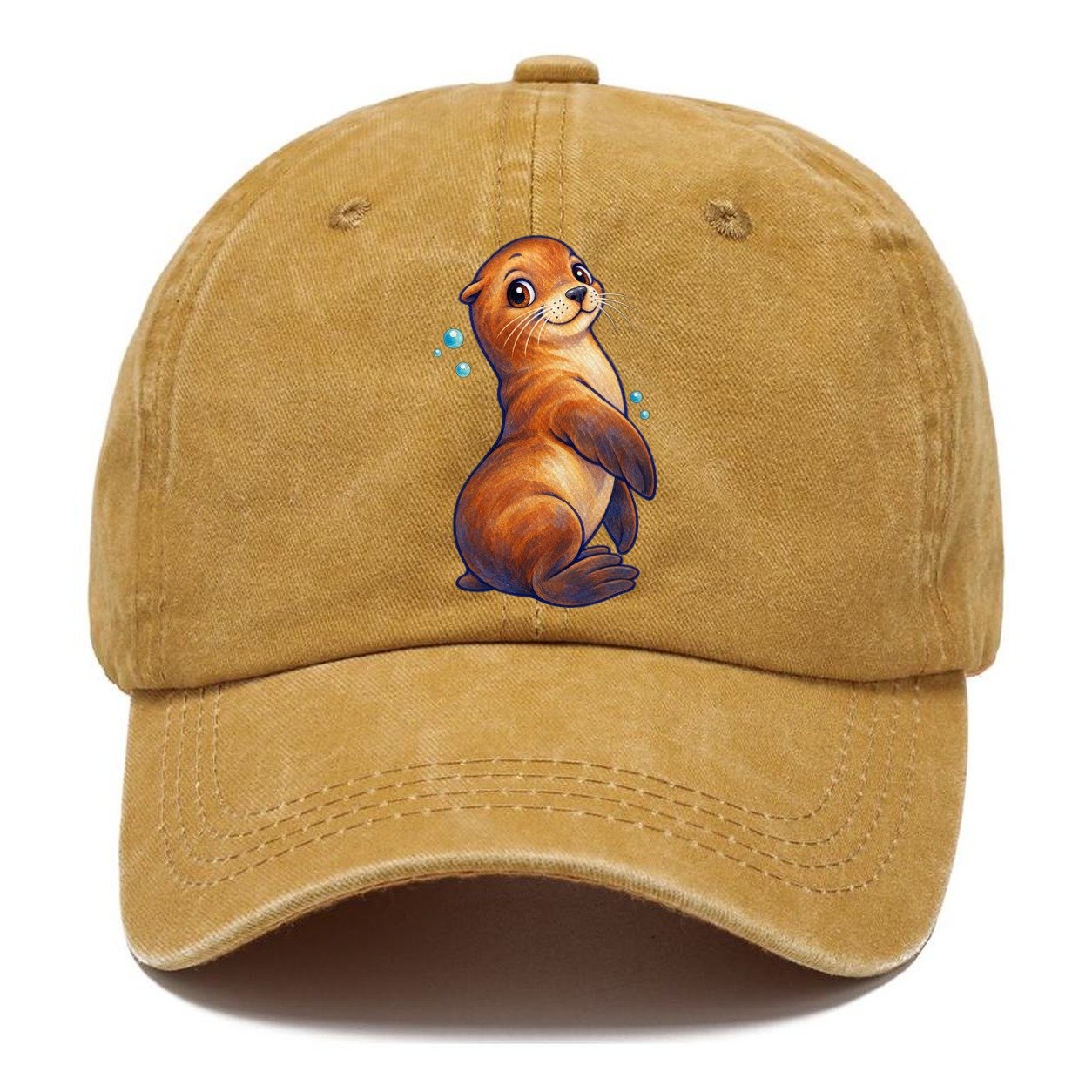 Sea Lion Upright Twist Sea Sprite Classic Cap – Golden Harvest