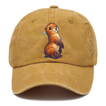Sea Lion Upright Twist Sea Sprite Classic Cap – Golden Harvest