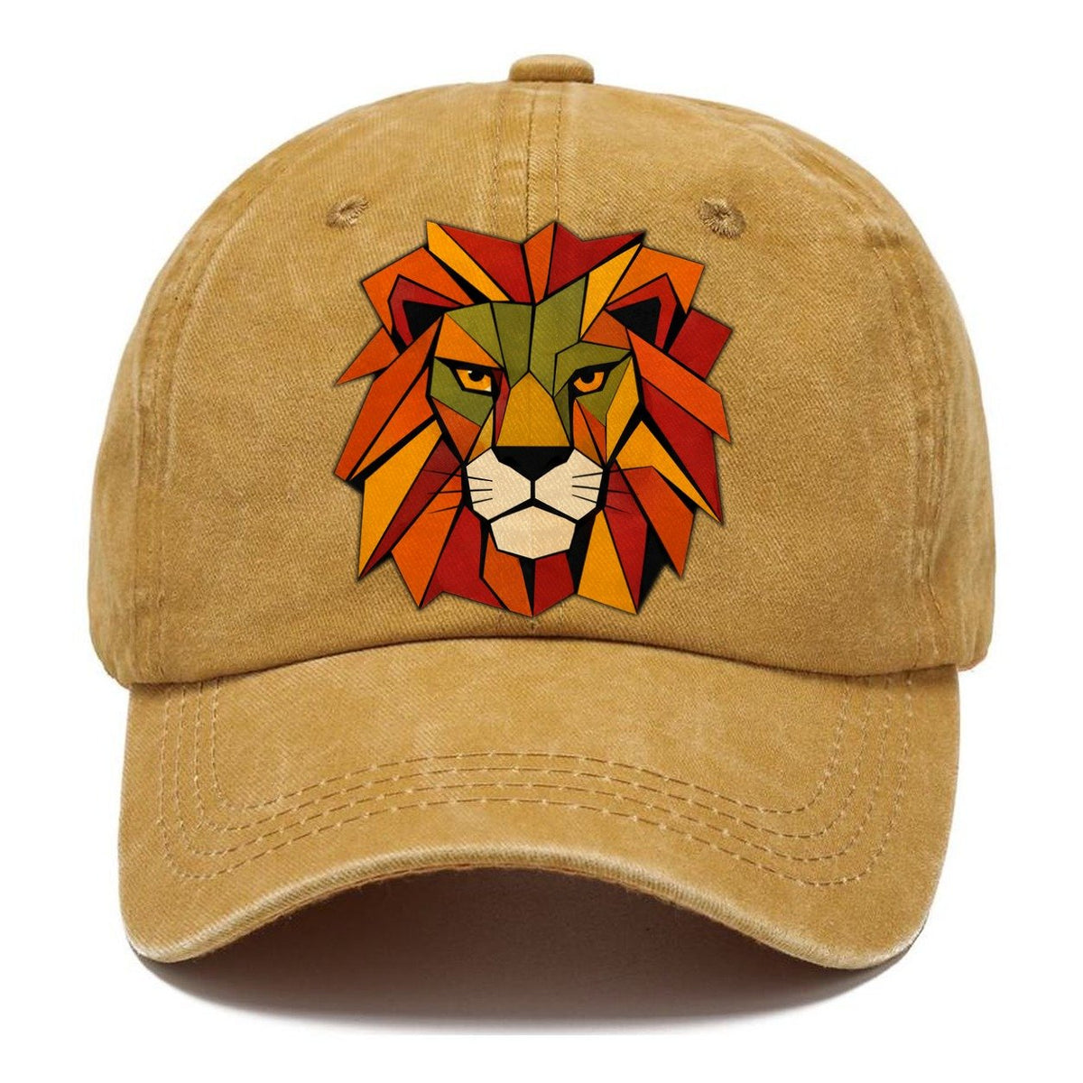 Lion Mane Portrait Classic Cap – Golden Harvest