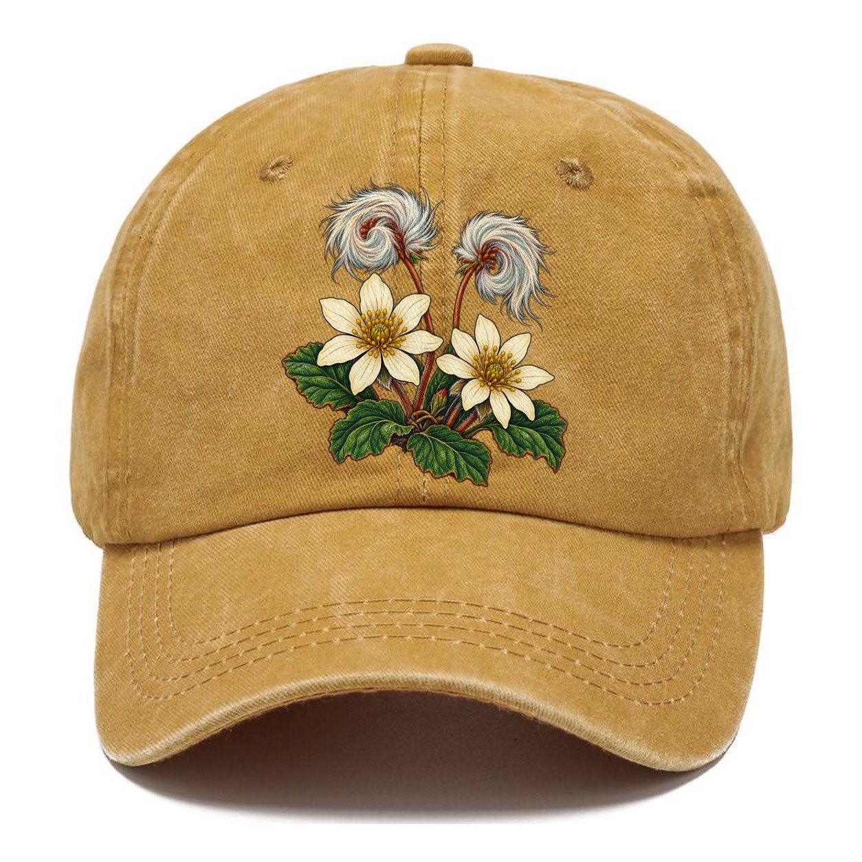 Northwest Territories Mountain Avens Canada Cultural Icons Classic Cap – Golden Harvest