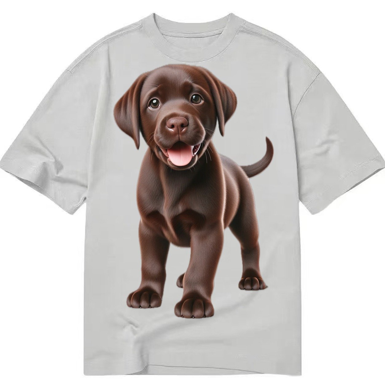 Chocolate Labrador Classic T-shirt – Grey