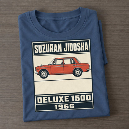 Suzuran Deluxe Showa Speed Plates Classic T-shirt – Twilight Navy