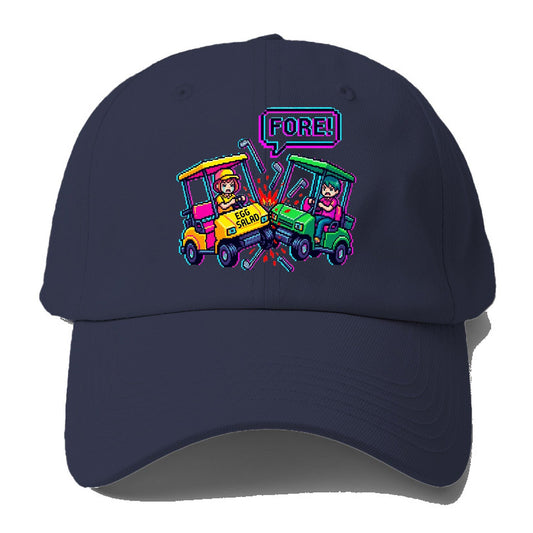 Fore Egg Salad Golf Baseball Cap – Twilight Navy