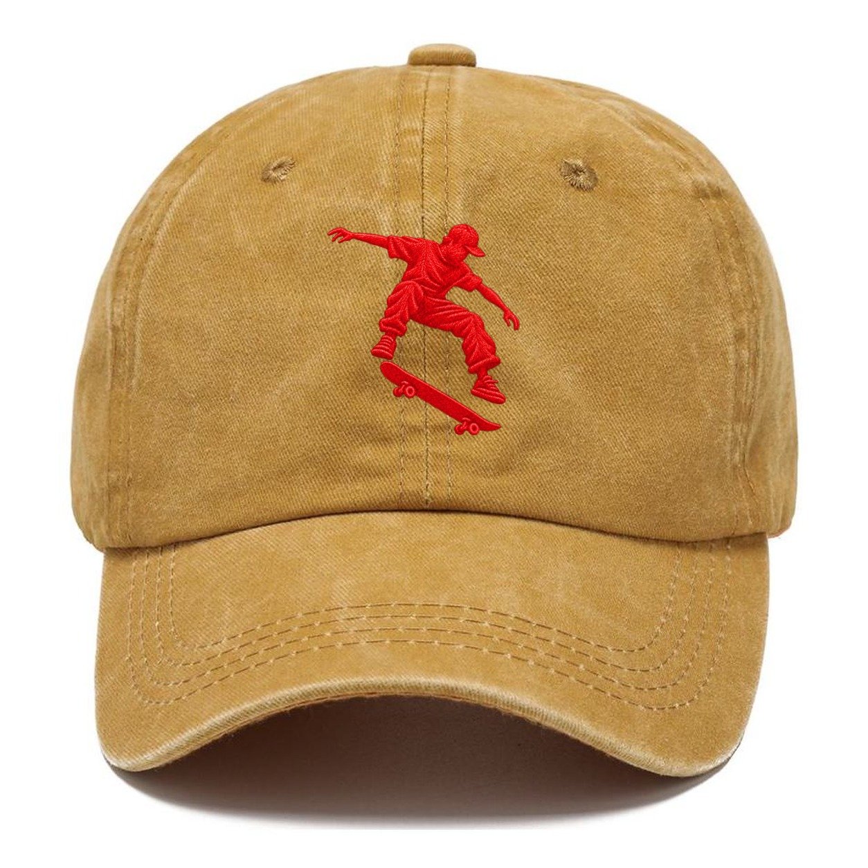 Skateboard Kickflip Catch Micro Motion Mark Classic Cap – Golden Harvest