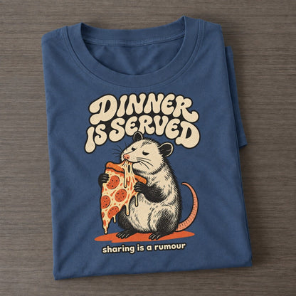 Dinner Is Served Raccoons Off Duty Classic T-shirt – Twilight Navy
