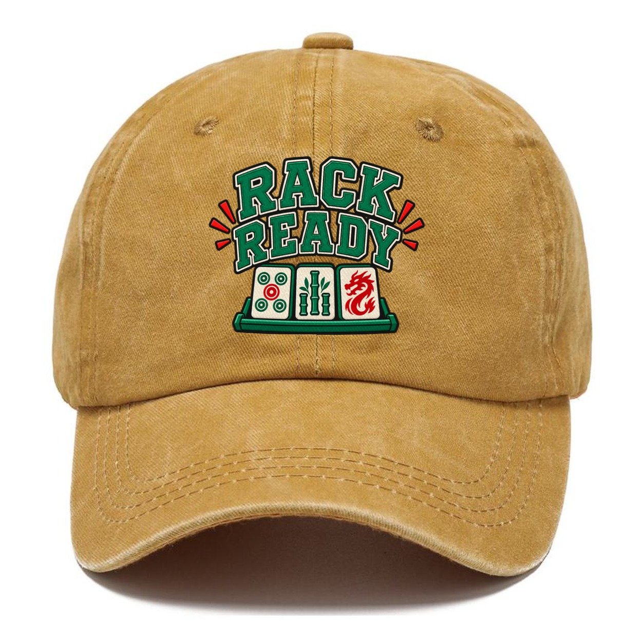 Rack Ready Mahjong Game Night Classic Cap – Golden Harvest