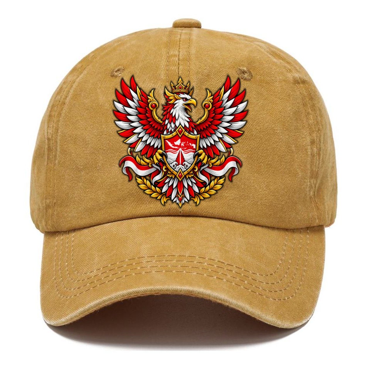 Indonesia Heraldic Crest Country Logos Classic Cap – Golden Harvest