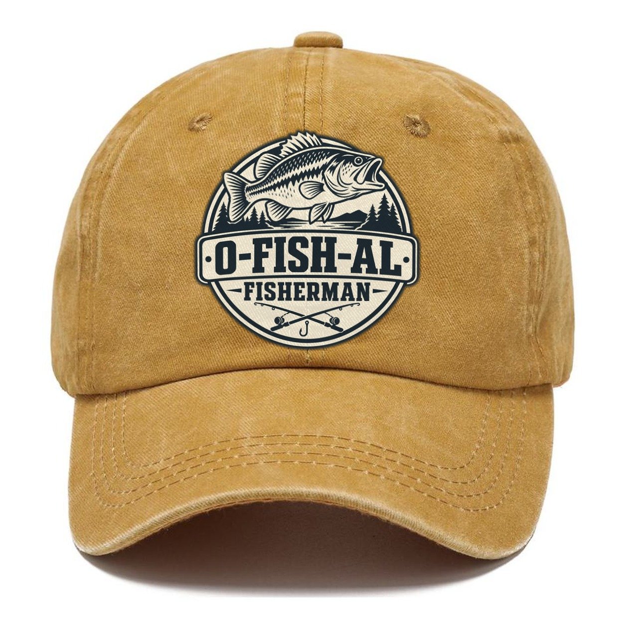 Ofishal Fisherman Fishing Elegant Classic Cap – Golden Harvest