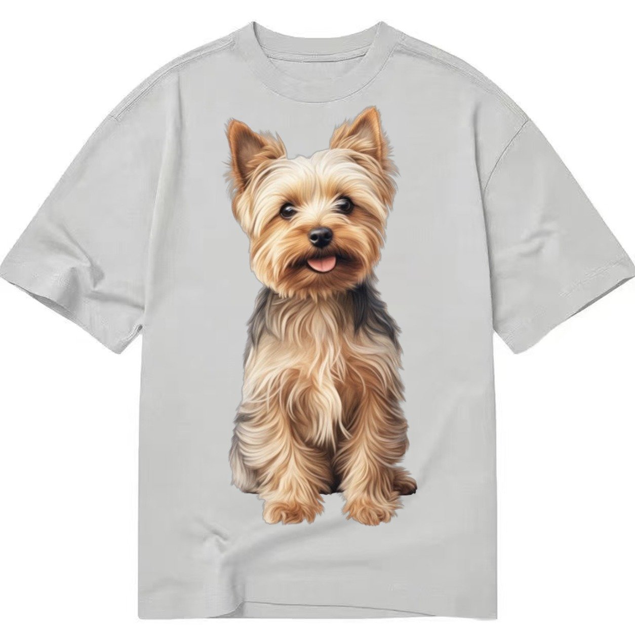 Yorkshire Terrier Dog Classic T-shirt – Grey