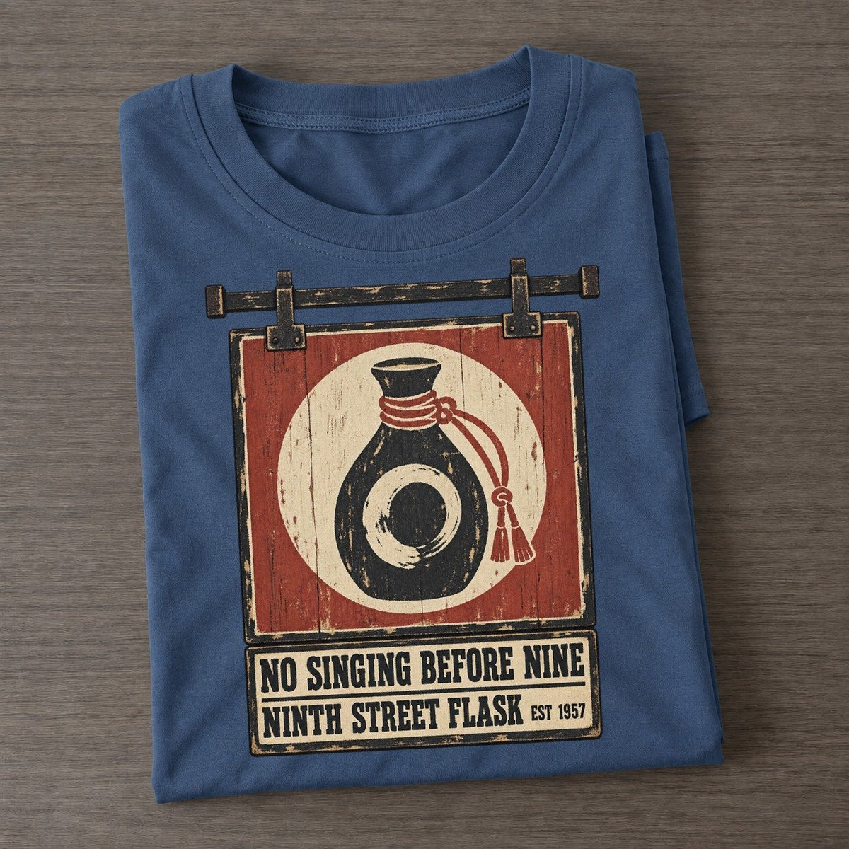 Ninth Street Flask Izakaya Rules Classic T-shirt – Twilight Navy