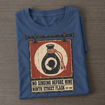 Ninth Street Flask Izakaya Rules Classic T-shirt – Twilight Navy