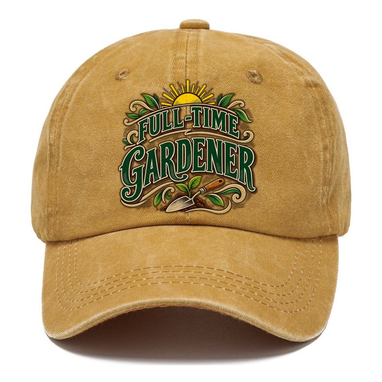 Full Time Gardener Retired Living Classic Cap – Golden Harvest