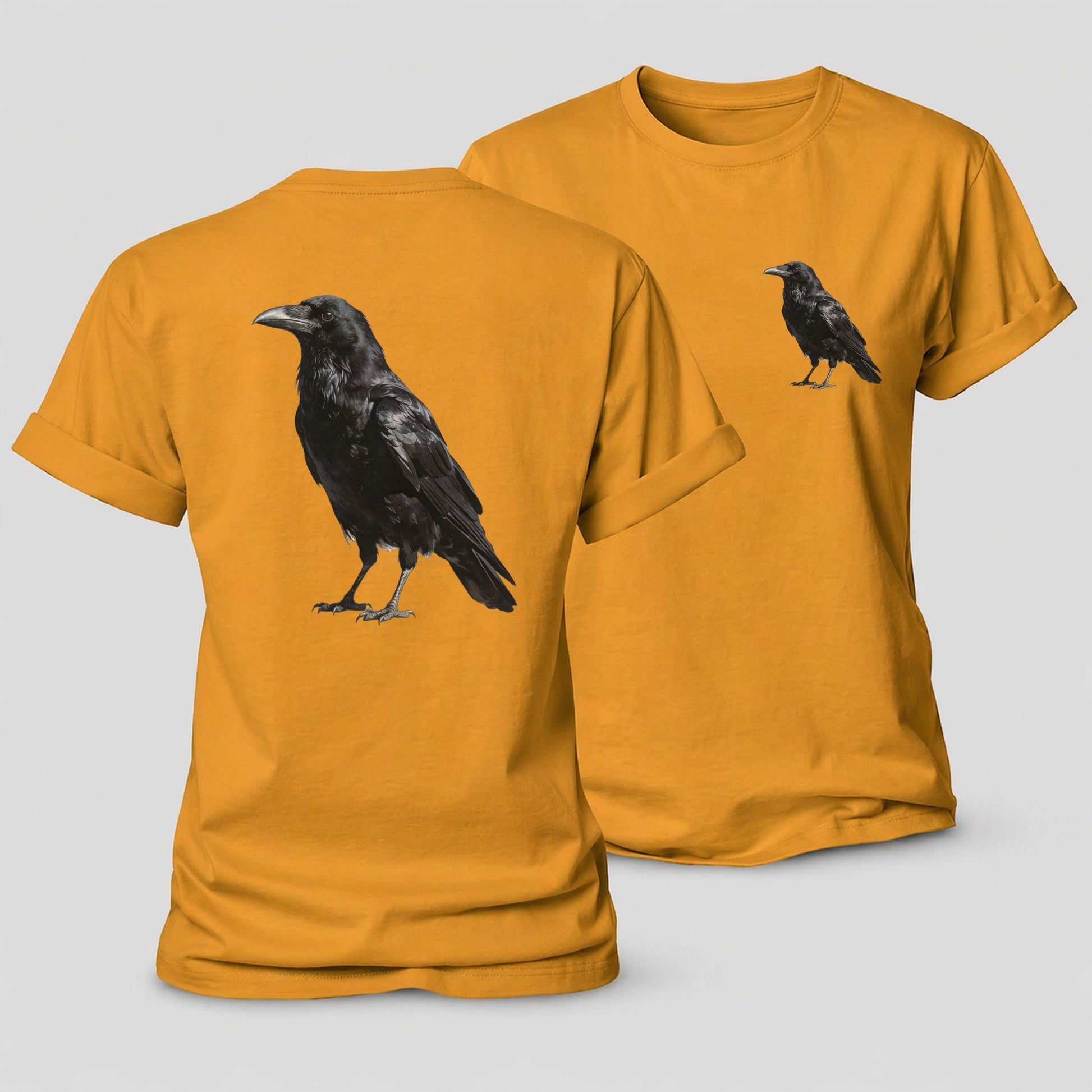 Raven Women's Cotton T-Shirt – Ginger Yellow