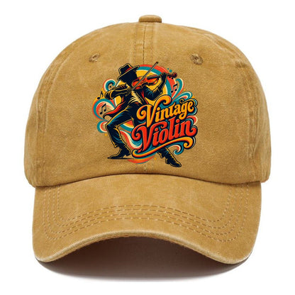 Vintage Violin Music Instruments Classic Cap – Golden Harvest