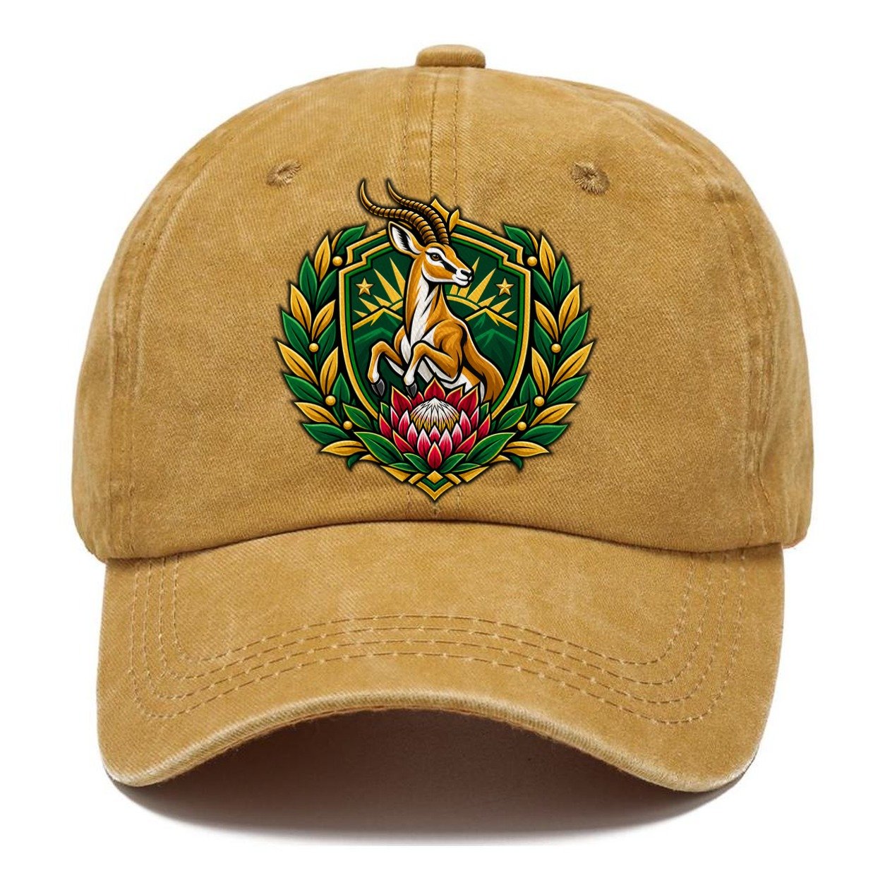 South Africa Heraldic Crest Country Logos Classic Cap – Golden Harvest
