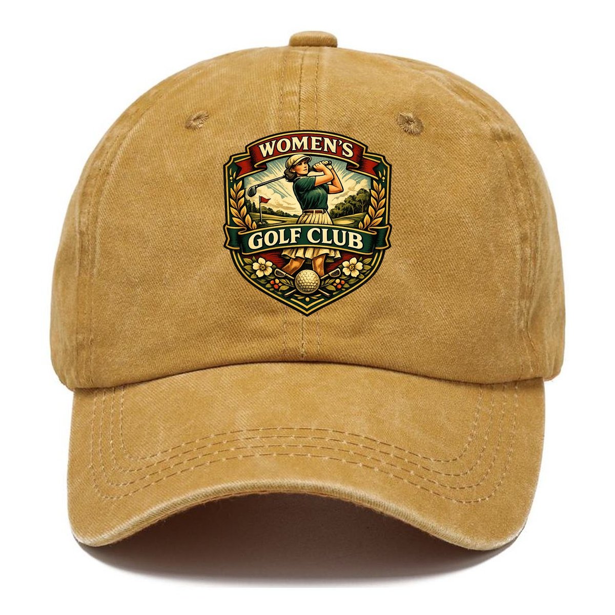 Womens Golf Club Classic Cap – Golden Harvest