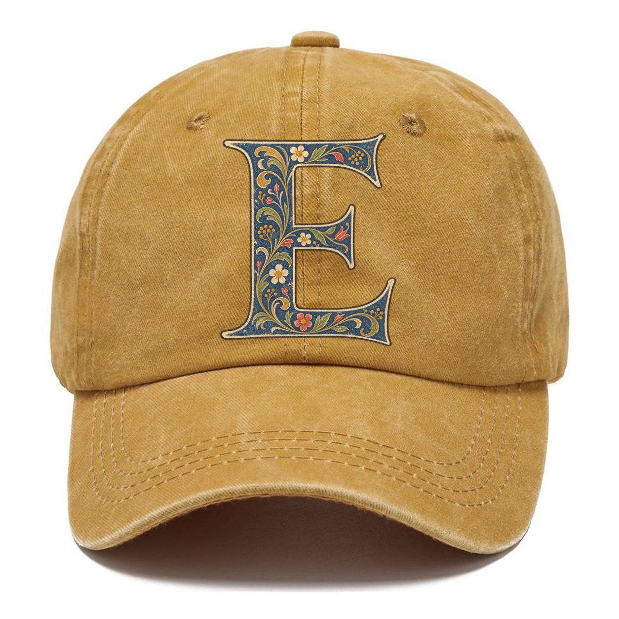 Wildflower E Monogram Classic Cap – Golden Harvest