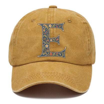 Wildflower E Monogram Classic Cap – Golden Harvest