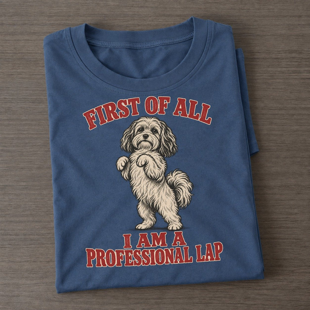 Havanese Dog Declarations Classic T-shirt – Twilight Navy