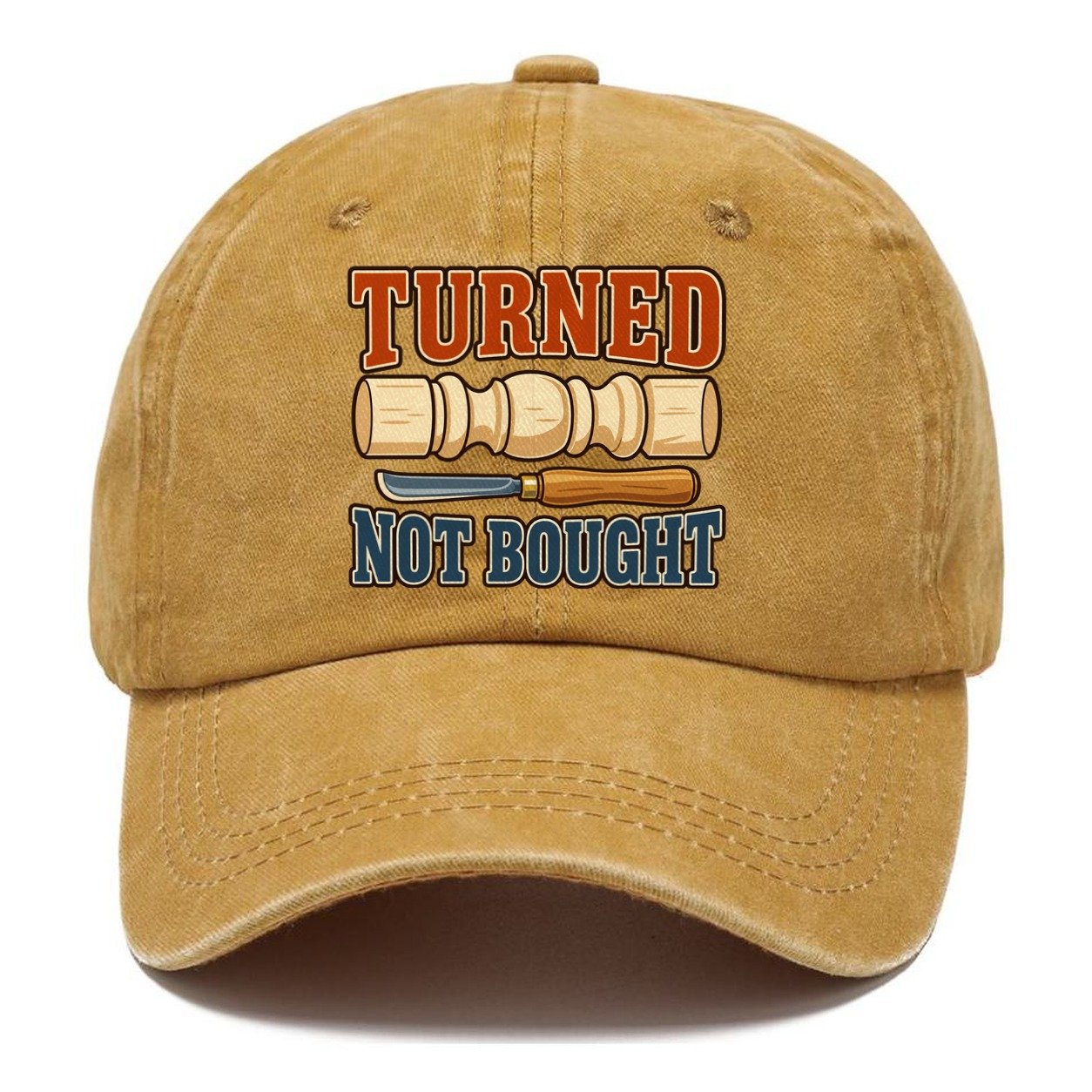Turned Not Bought Woodworking Classic Cap – Golden Harvest