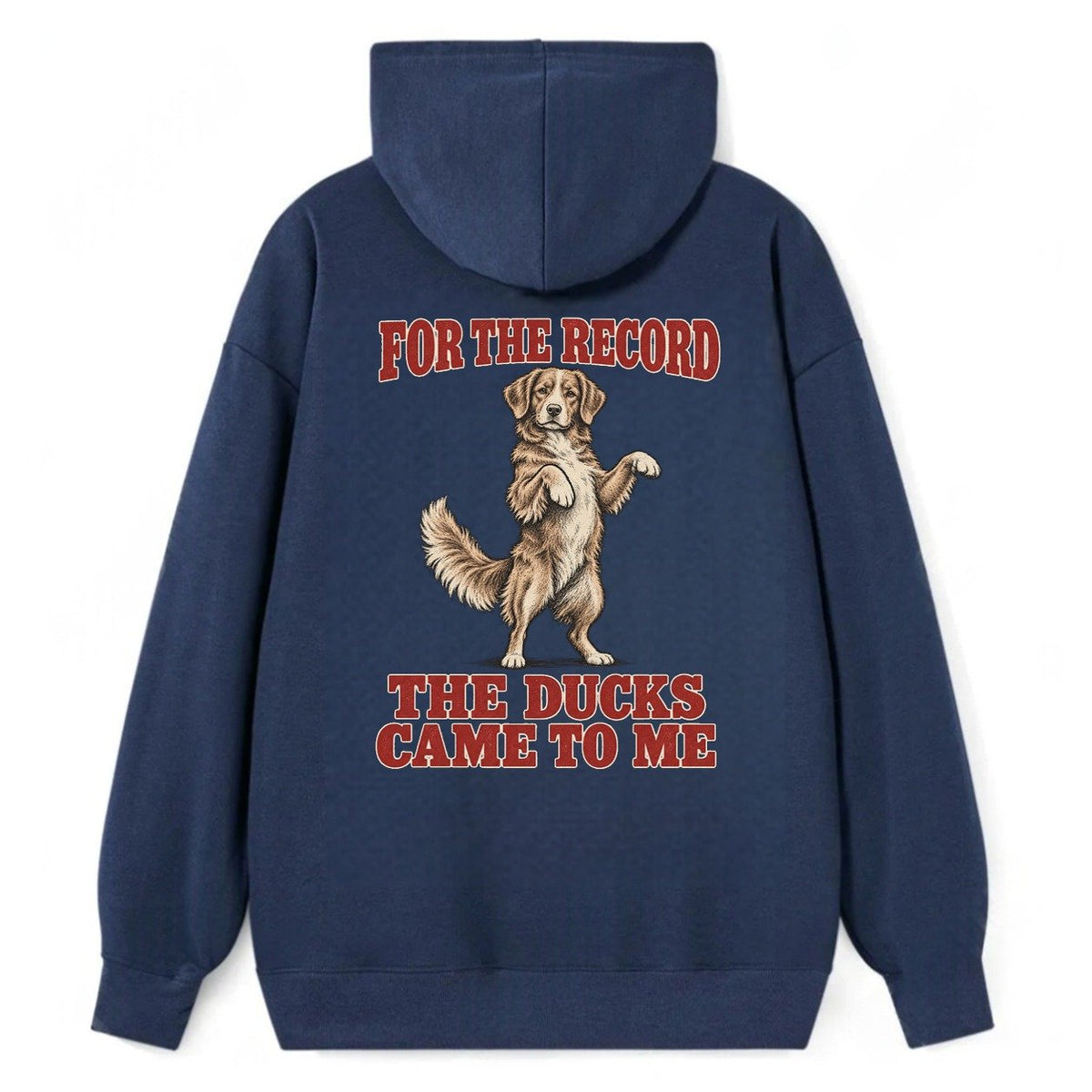 Nova Scotia Duck Tolling Retriever Dog Declarations Classic Pullover Hoodie – Navy
