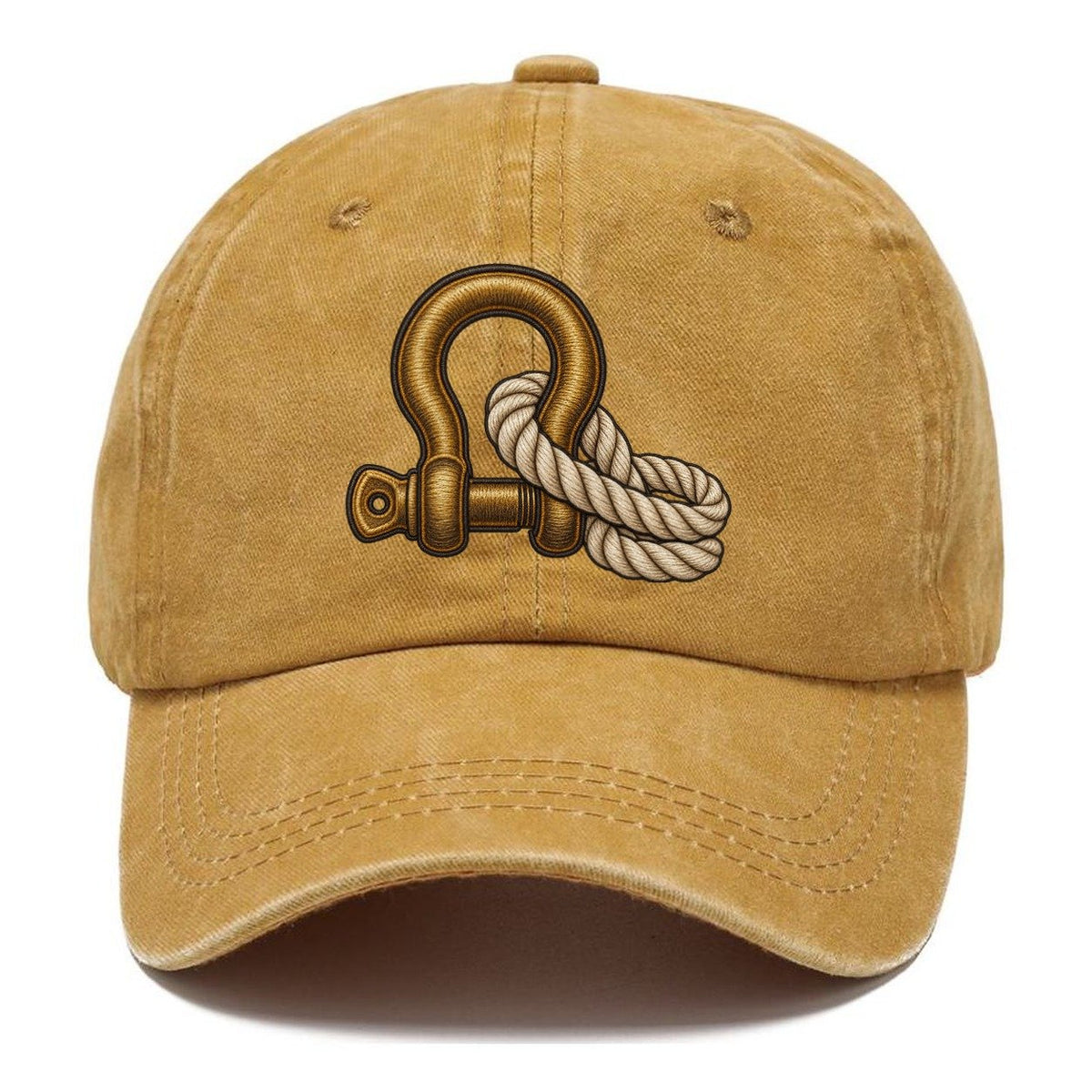 Bow Shackle And Coiled Rope Off Roading And Overlanding Classic Cap – Golden Harvest
