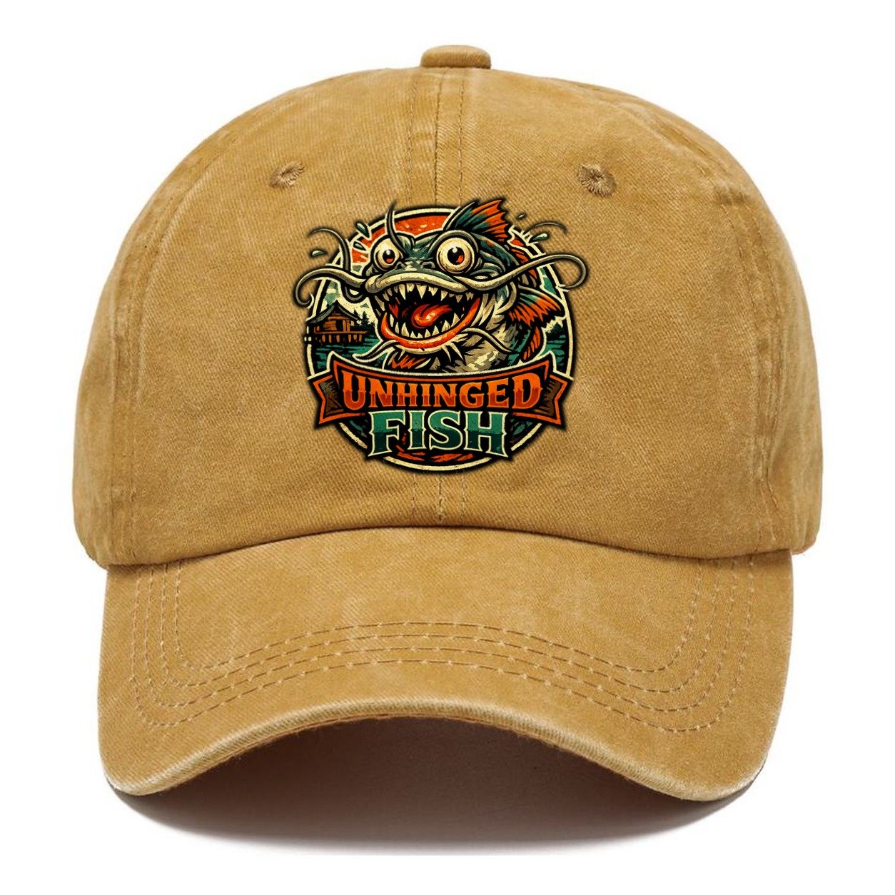 Unhinged Fish Catfish Classic Cap – Golden Harvest