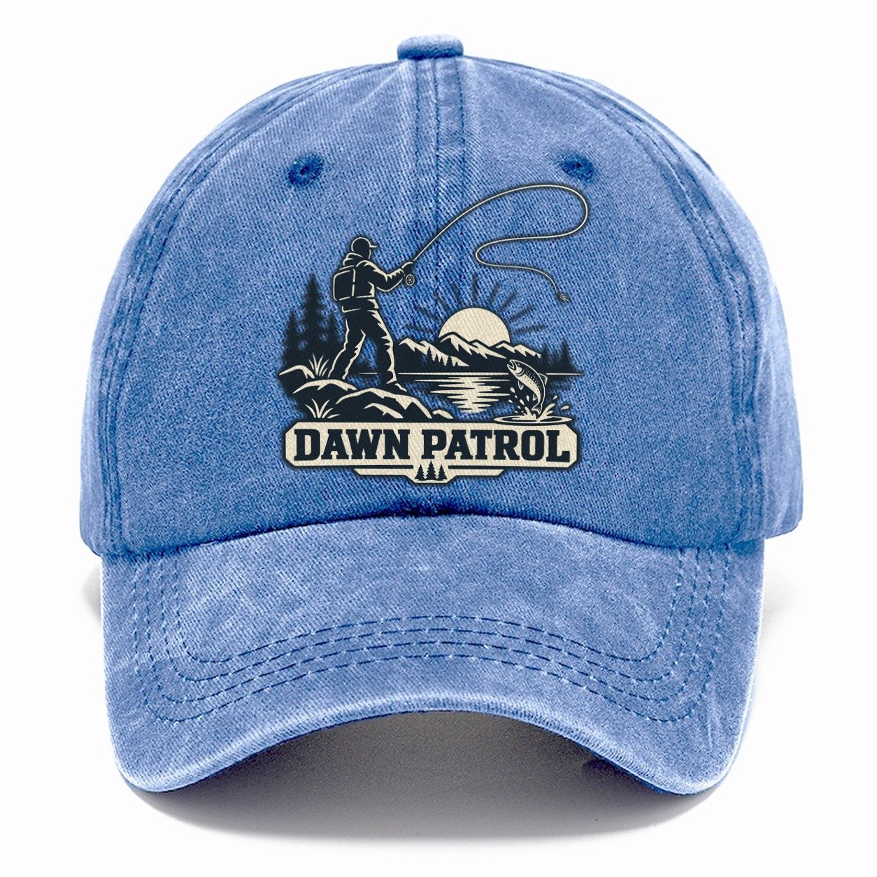 Dawn Patrol Angler Fishing Elegant Classic Cap – Summer Sky