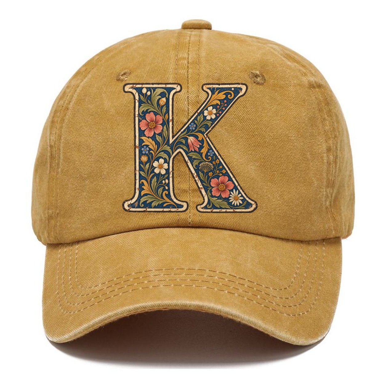 Wildflower K Monogram Classic Cap – Golden Harvest