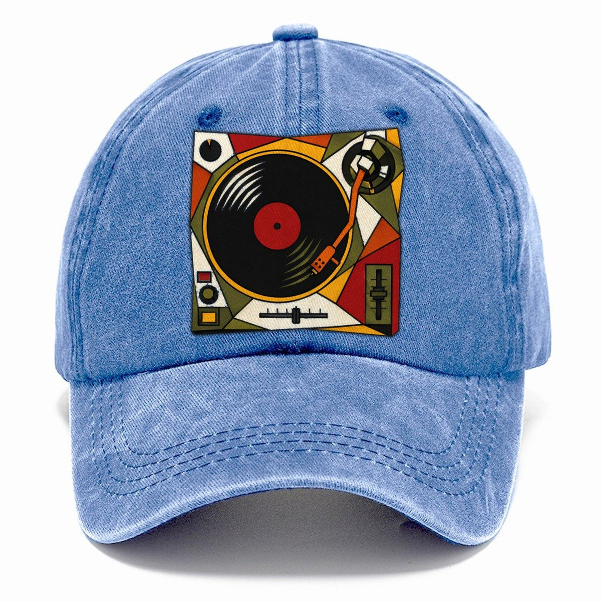 Dj Turntable Above Classic Cap – Summer Sky