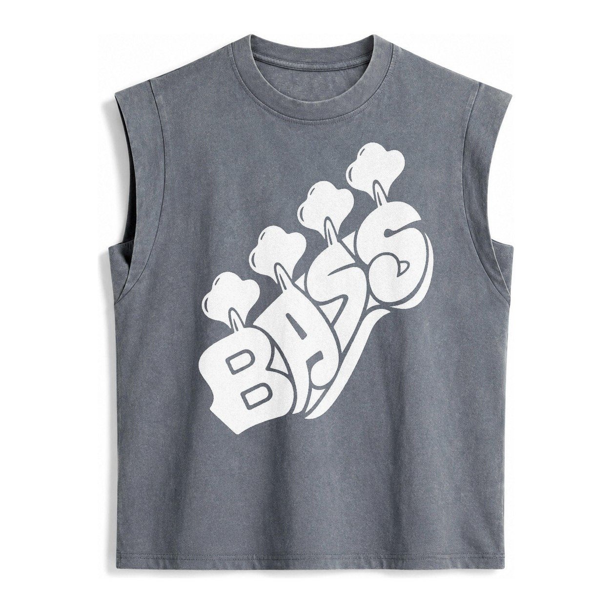 Bass Vintage Washed Tank – Grey