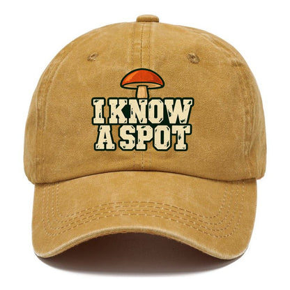 I Know A Spot Foraging And Mycology Classic Cap – Golden Harvest