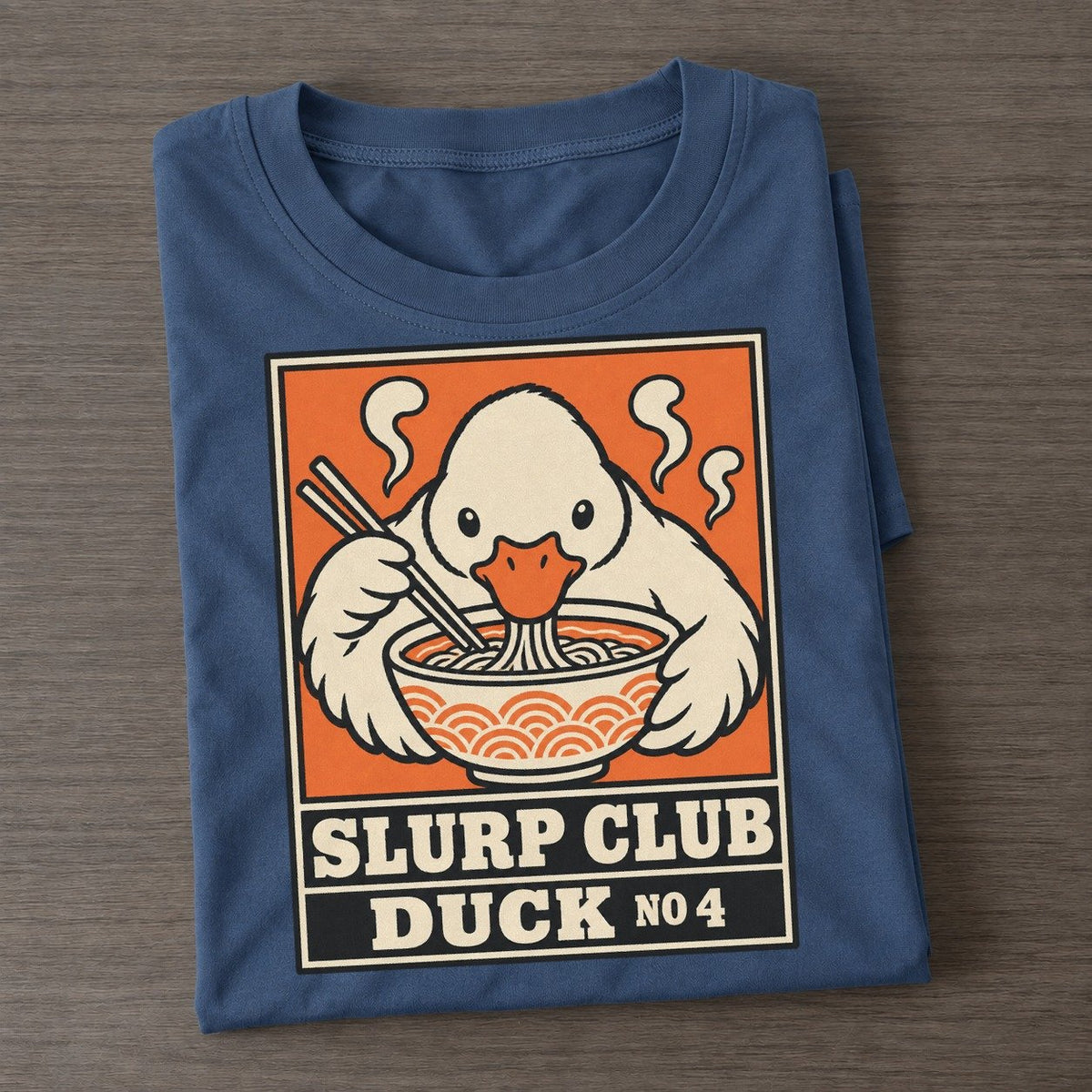 Duck Shio Slurp Club Classic T-shirt – Twilight Navy