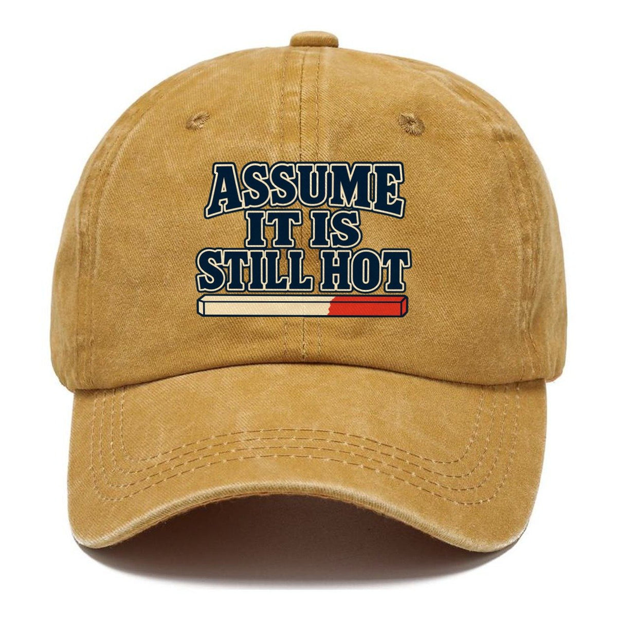 Assume It Is Still Hot Blacksmithing Classic Cap – Golden Harvest