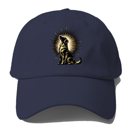 Golden Retriever Sunburst Baseball Cap – Twilight Navy