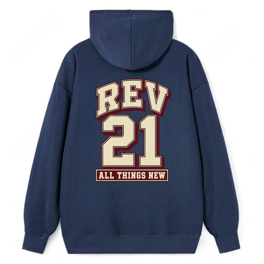 Revelation 21 Varsity Chapel Varsity Classic Pullover Hoodie – Navy