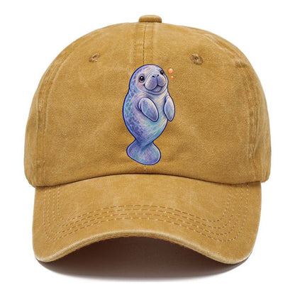 Manatee Upward Float Sea Sprite Classic Cap – Golden Harvest