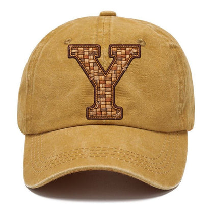Woven Tweed Y Monogram Classic Cap – Golden Harvest