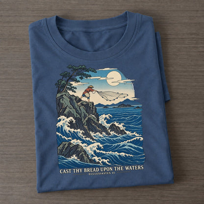 Cast Thy Bread Upon The Waters The Great Deep Classic T-shirt – Twilight Navy