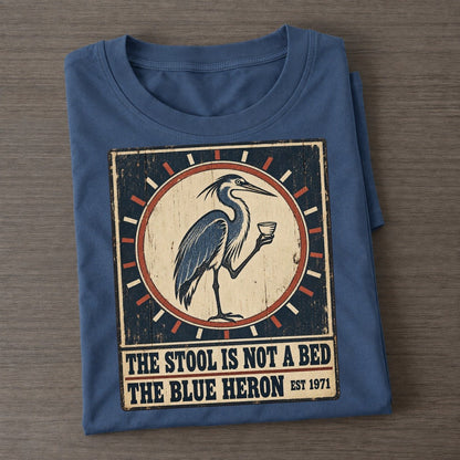 Blue Heron Bar Izakaya Rules Classic T-shirt – Twilight Navy