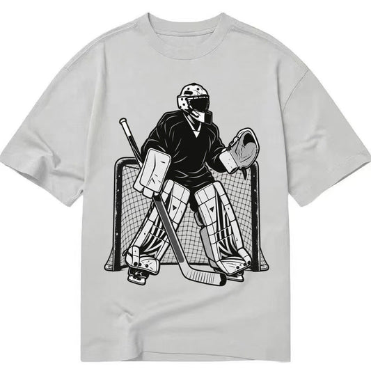 Hockey Goalie Classic T-shirt – Grey