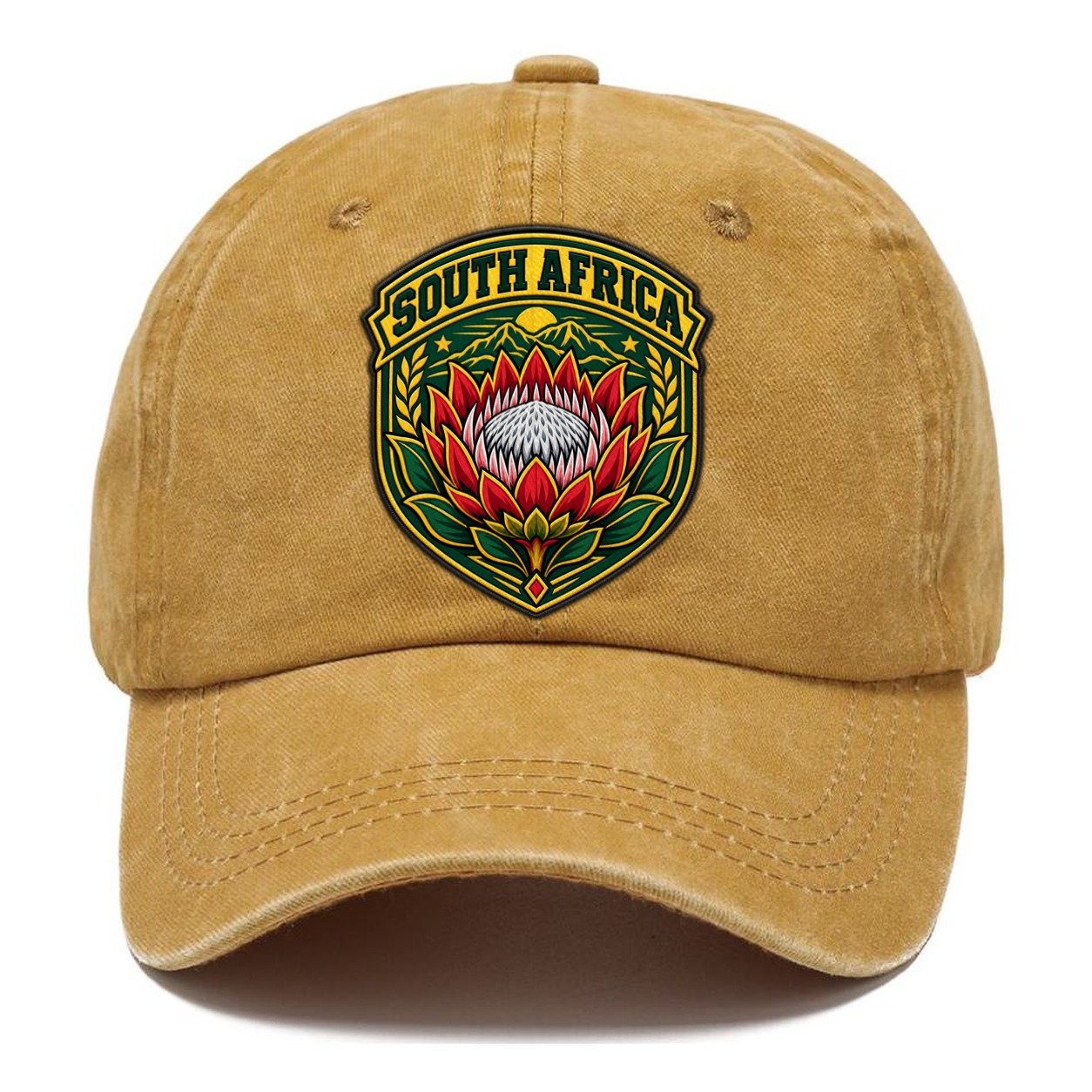 South Africa Retro Badge Country Logos Classic Cap – Golden Harvest