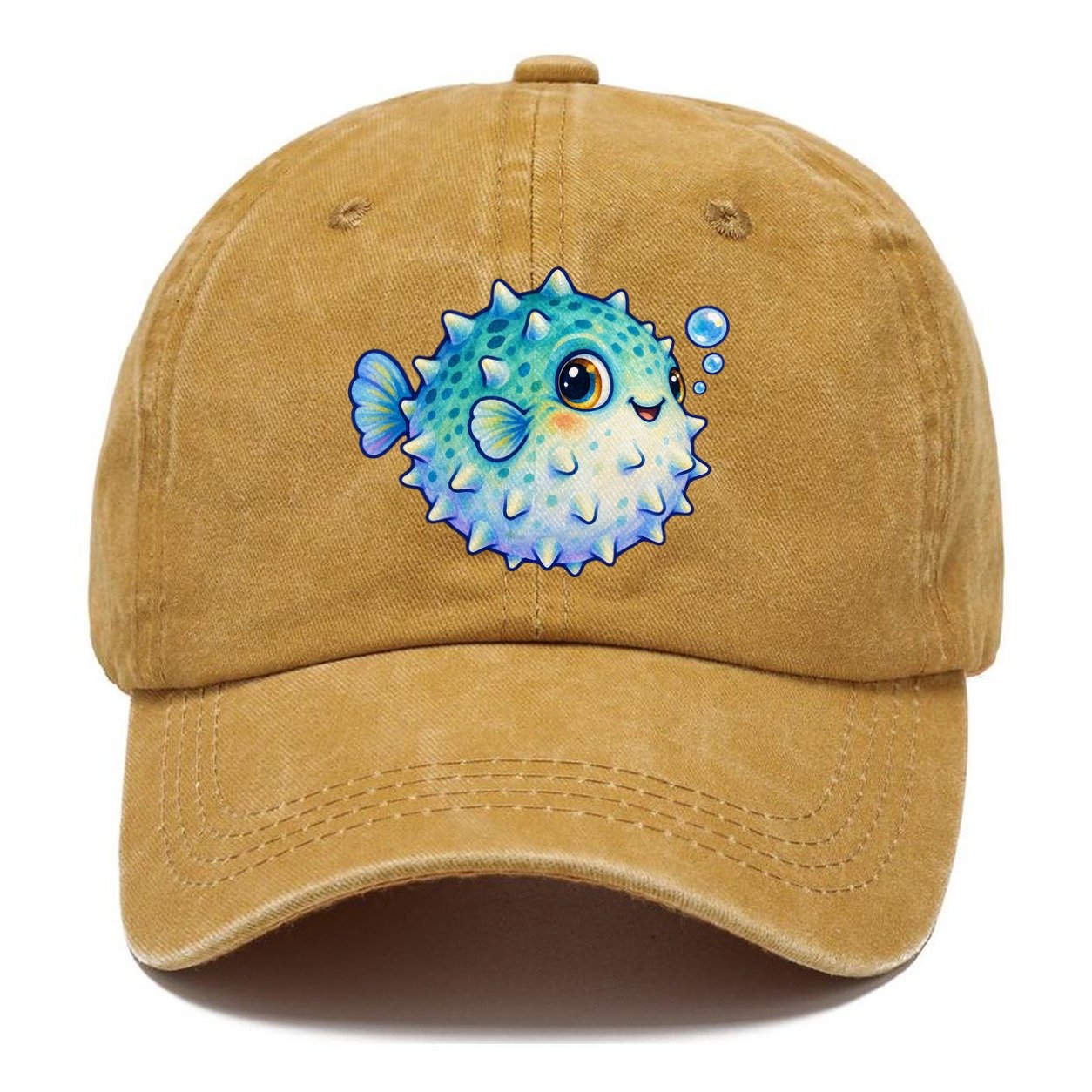 Pufferfish Side Puff Sea Sprite Classic Cap – Golden Harvest