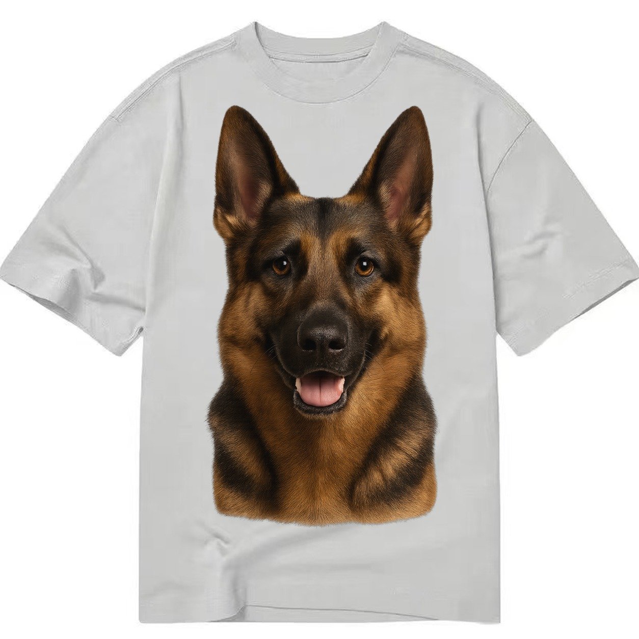 German Shepherd Portrait Classic T-shirt – Grey