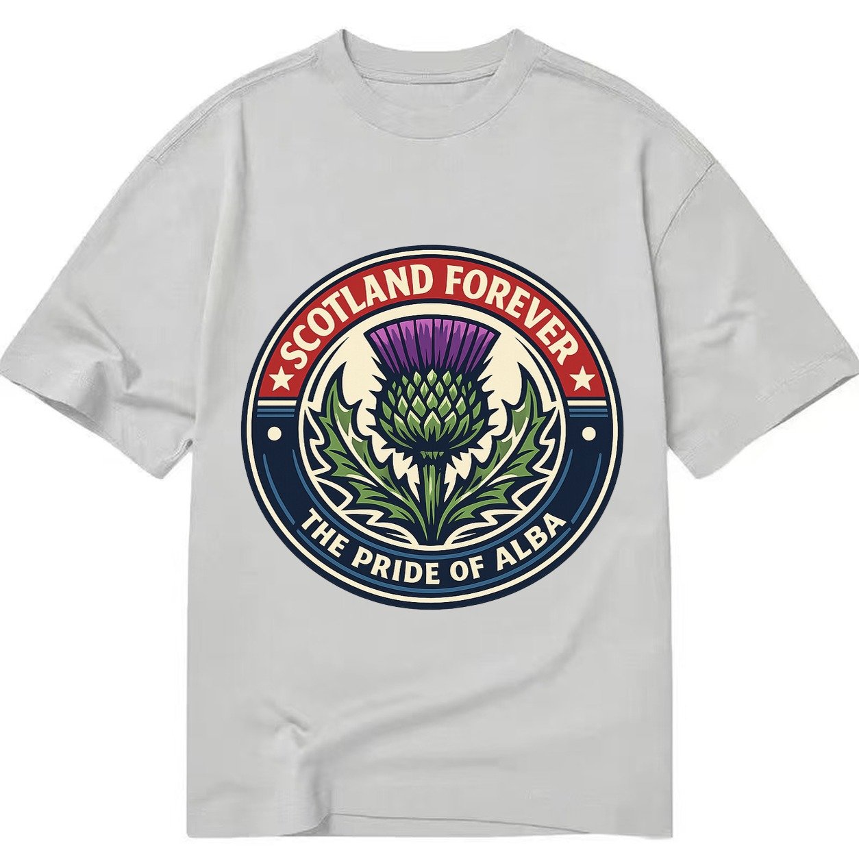 Highland Heritage Emblem 3c22fce65d34 1770440654247 Classic T-shirt – Grey